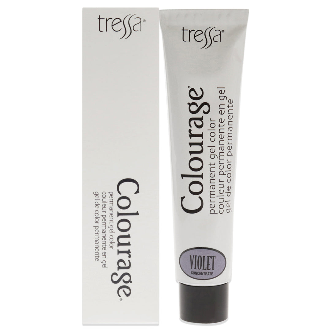 Colourage Permanent Gel Color - Violet Concentrate by Tressa for Unisex - 2 oz Hair Color Image 1