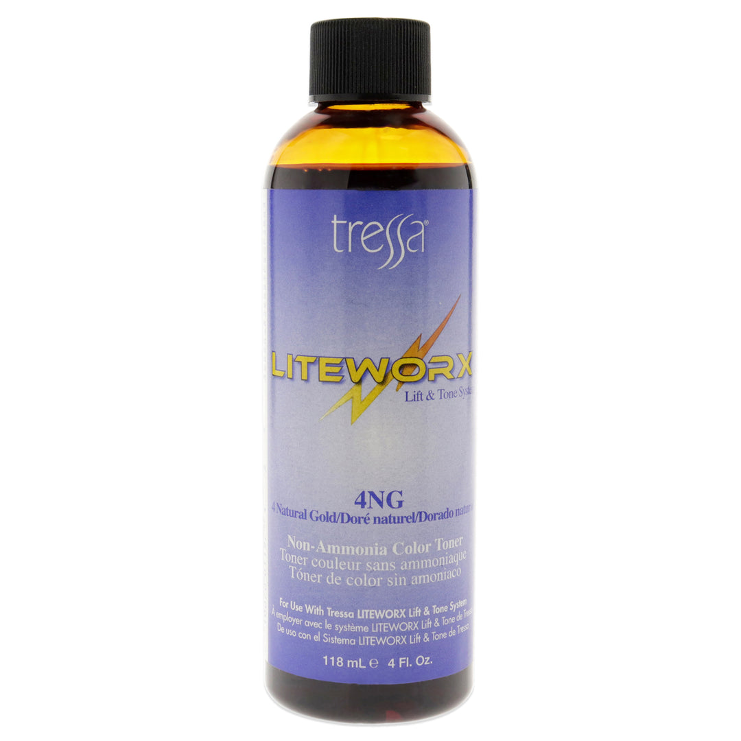 Liteworx Toner - 4NG Natural Gold by Tressa for Unisex - 4 oz Toner Image 1