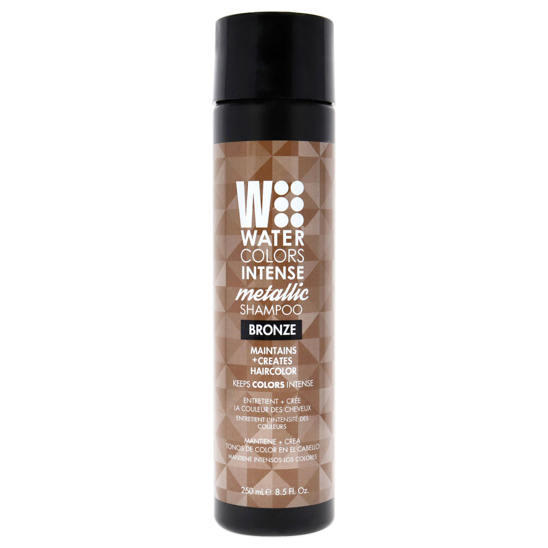 Watercolors Intense Metallic Shampoo - Bronze by Tressa for Unisex - 8.5 oz Shampoo Image 1