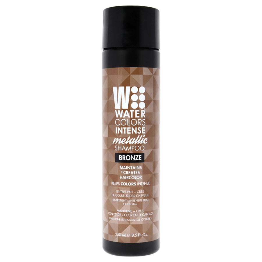 Watercolors Intense Metallic Shampoo - Bronze by Tressa for Unisex - 8.5 oz Shampoo Image 1