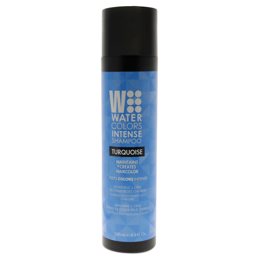 Watercolors Intense Shampoo - Turquoise by Tressa for Unisex - 8.5 oz Shampoo Image 1