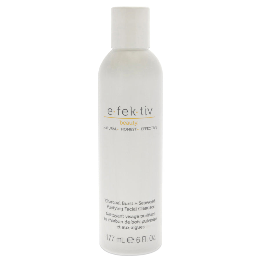 Charcoal Burst Plus Seaweed Purifying Facial Cleanser by e.fek.tiv for Unisex - 6 oz Cleanser Image 1