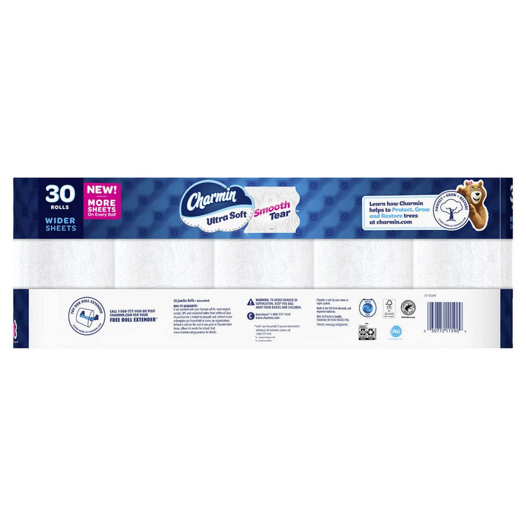 Charmin Ultra Soft Bath Tissue 2-Ply 213 Sheets 30 Rolls Image 3