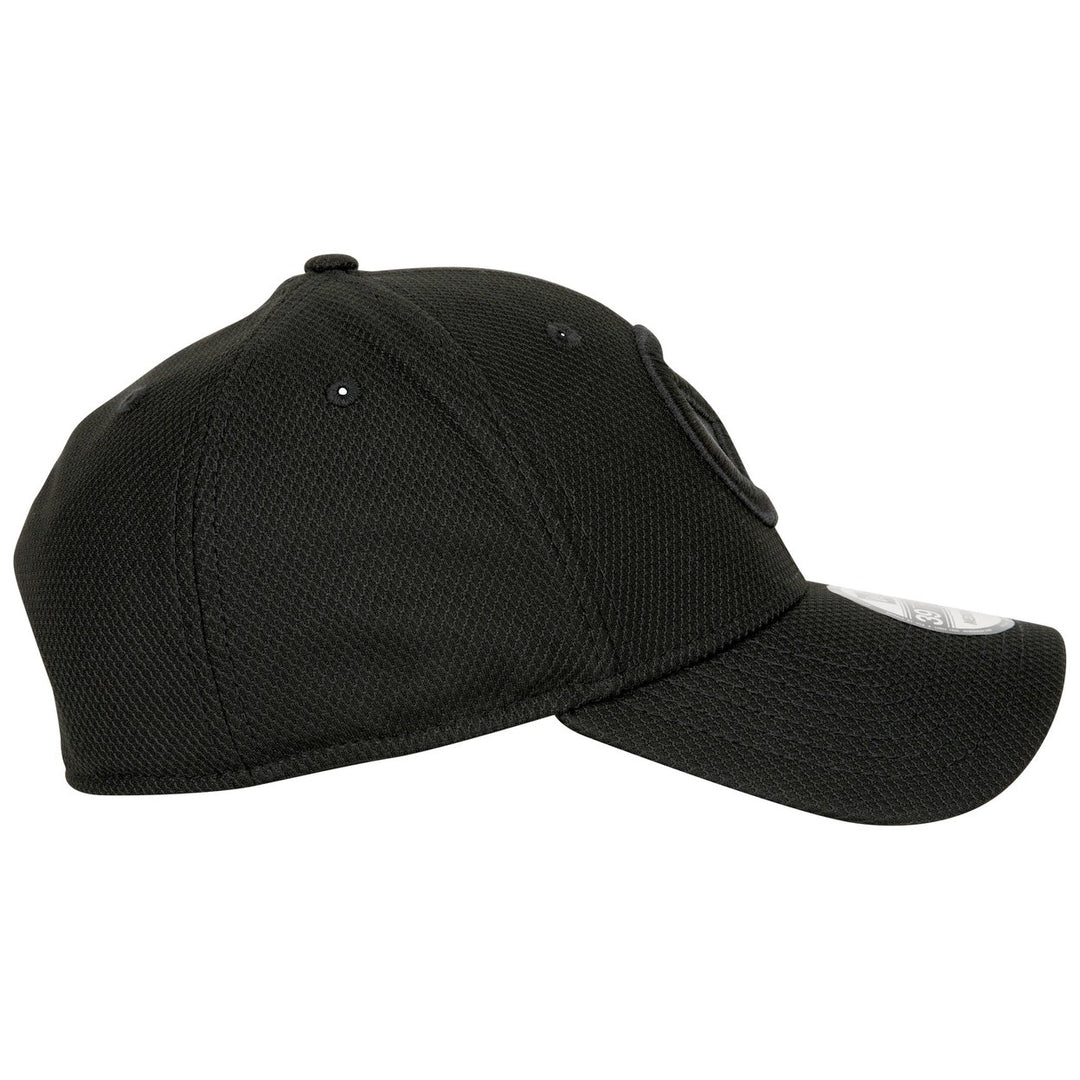 X-Men Logo Black on Black Colorway Era 39Thirty Fitted Hat Image 4