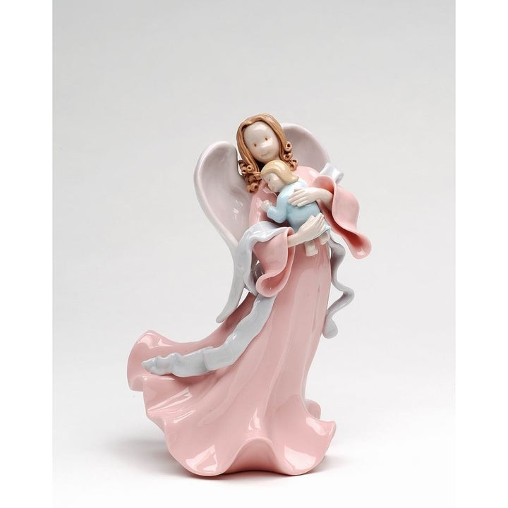 Ceramic Angel Holding Baby FigurineReligious DcorReligious GiftChurch Dcor, Image 3