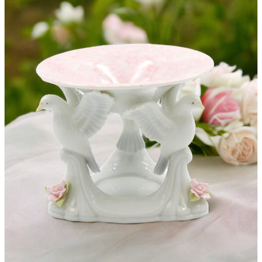 Ceramic Dove Birds Candle Fragrance HolderHome DcorBathroom DcorVanity DcorWedding Table Dcor Image 1