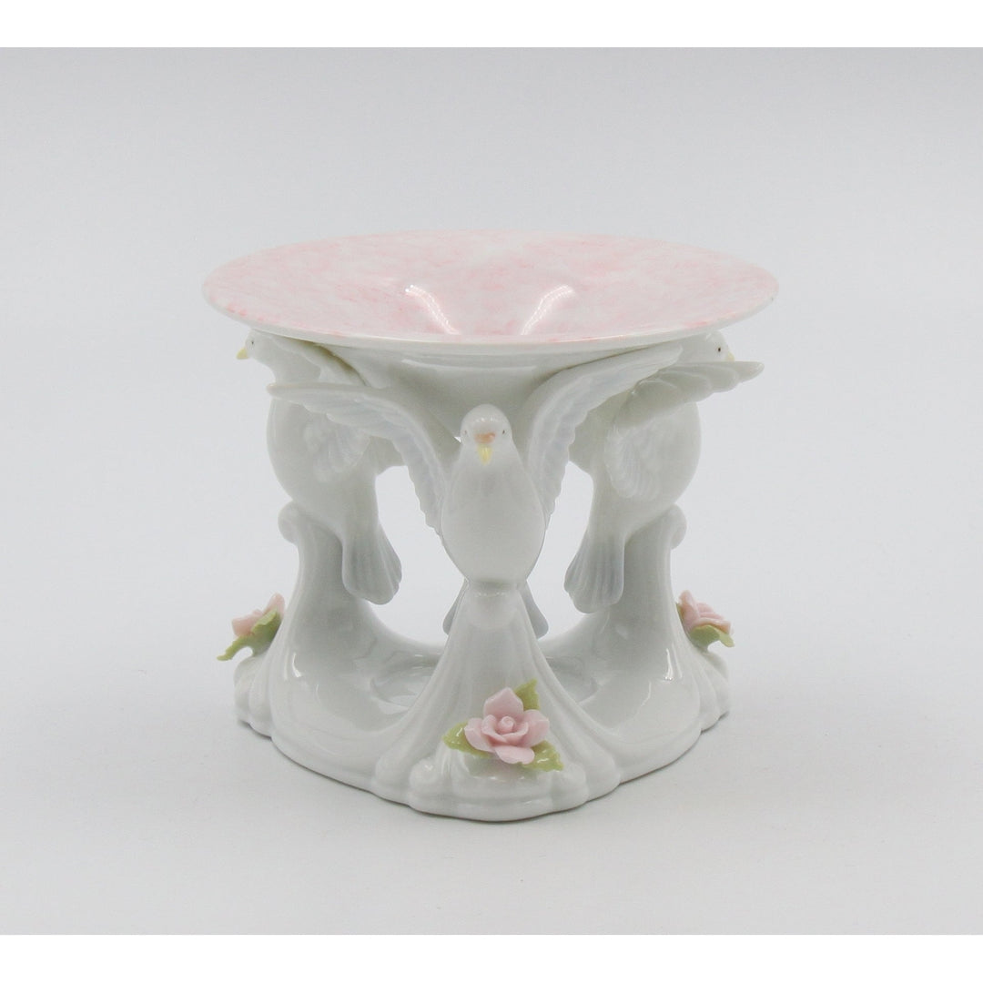 Ceramic Dove Birds Candle Fragrance HolderHome DcorBathroom DcorVanity DcorWedding Table Dcor Image 3