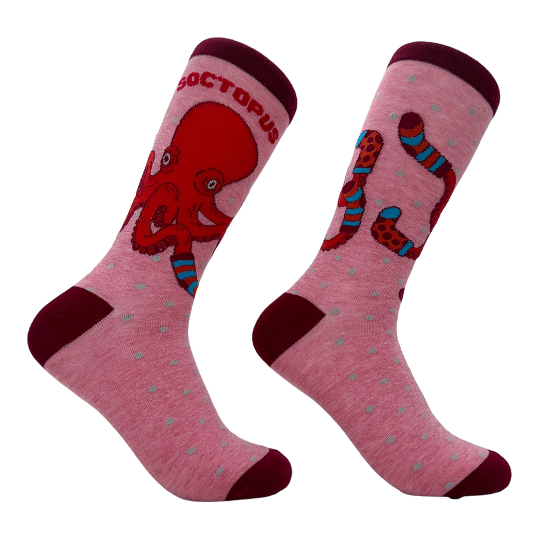 Womens Soctopus Socks Funny Deep Sea Octopus Joke Footwear Image 1