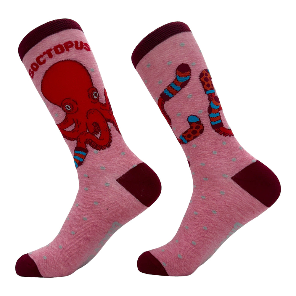 Women's Soctopus Socks Funny Deep Sea Octopus Joke Footwear Image 2