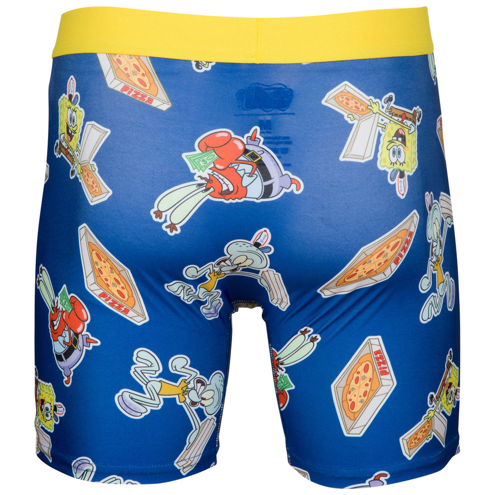 SpongeBob SquarePants Krusty Krab Pizza Boxer Briefs in Pizza Box Image 2