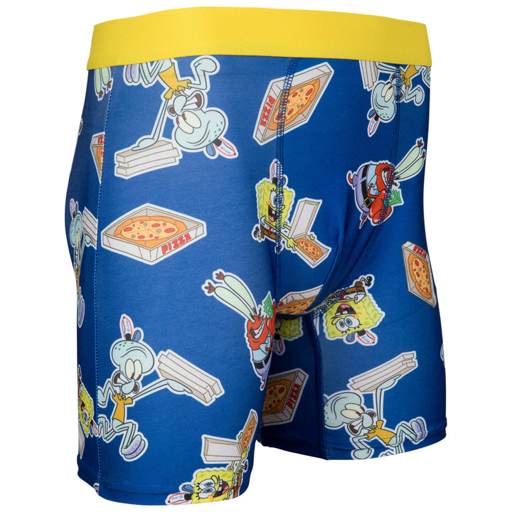 SpongeBob SquarePants Krusty Krab Pizza Boxer Briefs in Pizza Box Image 3