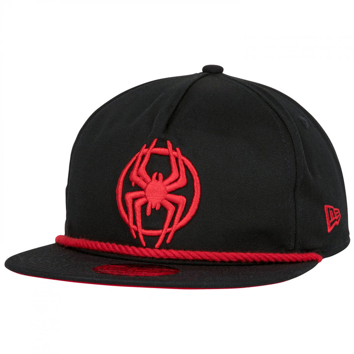 Spider-Man Miles Morales Logo Era Adjustable Golfer Rope Hat Image 1