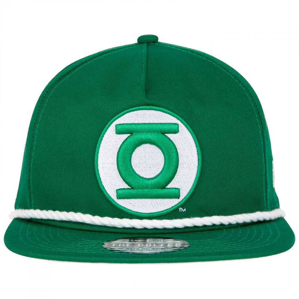 Green Lantern Logo Era Adjustable Golfer Rope Hat Image 2