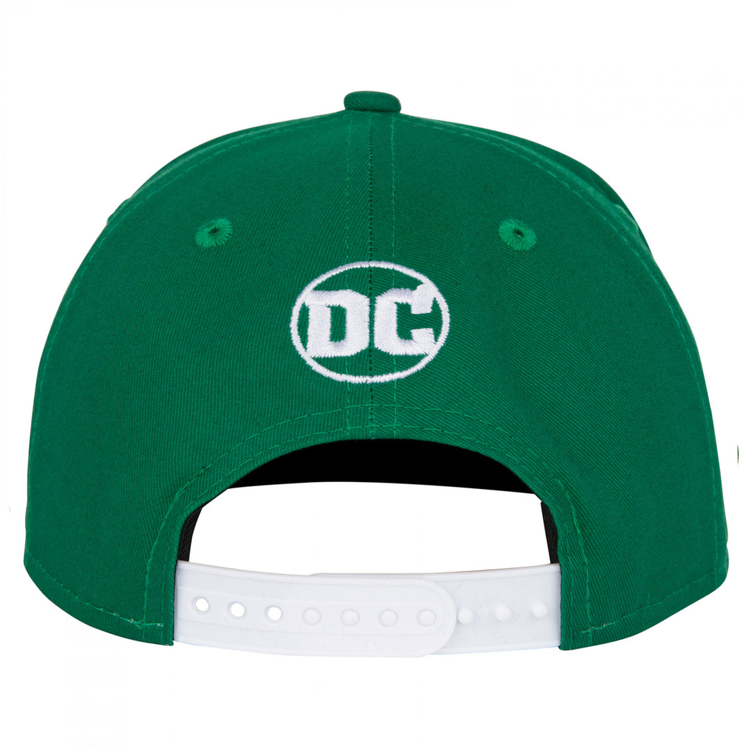 Green Lantern Logo Era Adjustable Golfer Rope Hat Image 4