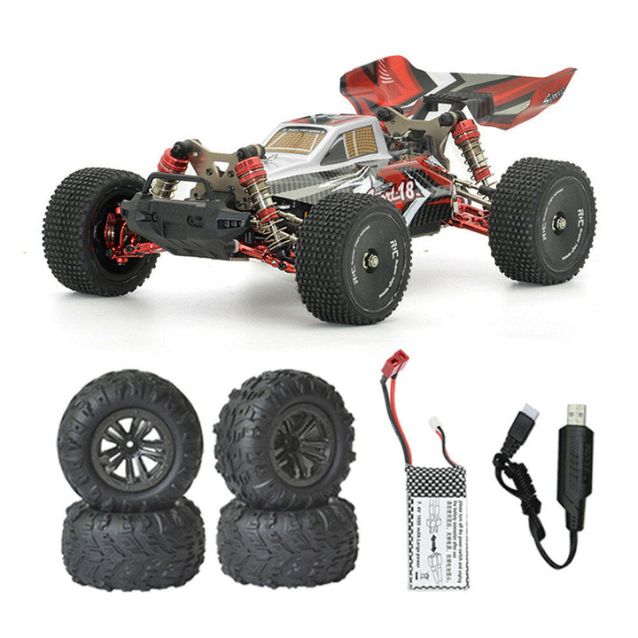1,14 2.4G 4WD 60km,h Brushless RC Car Full Proportional Upgraded Metal Vehicles Models Image 9
