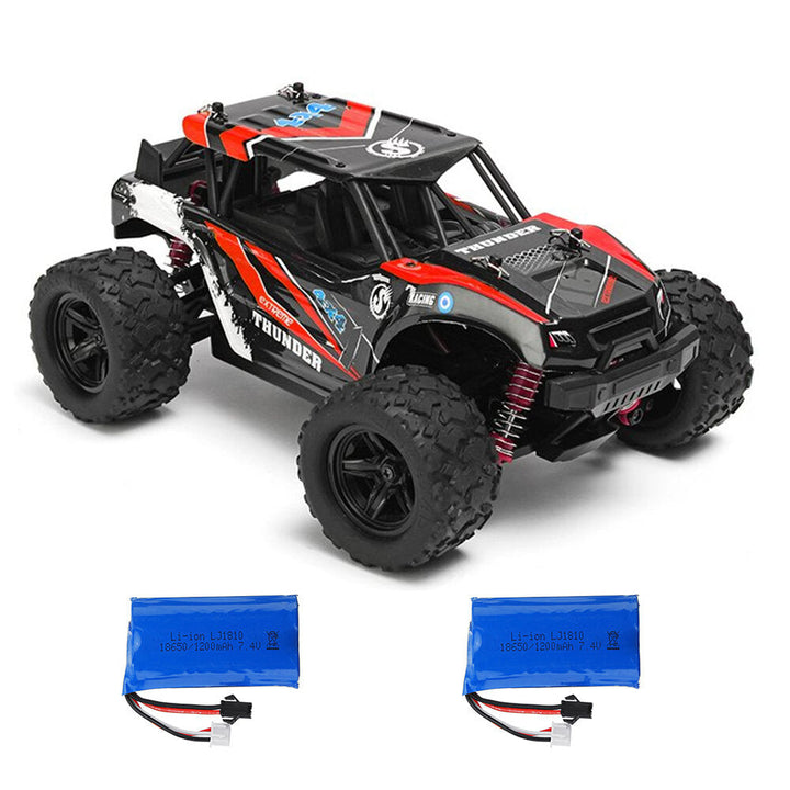 1,18 35km,h 2.4G 4CH 4WD High Speed Climber Crawler RC Car Toys Two Battery Image 10