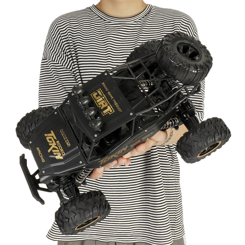 1,12 2.4G 4WD RC Electric Car wLED Light Monster Truck Off-Road Climbing Truck Vehicle Image 1