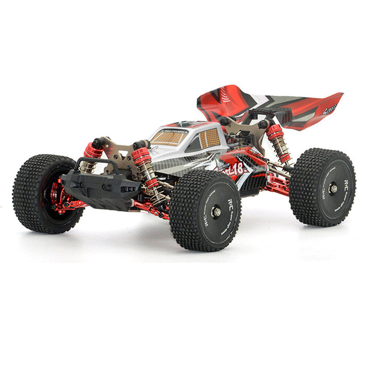 1,14 2.4G Brushless High Speed Alloy Racing RC Car Vehicle Models Two Battery Two Tires Image 3