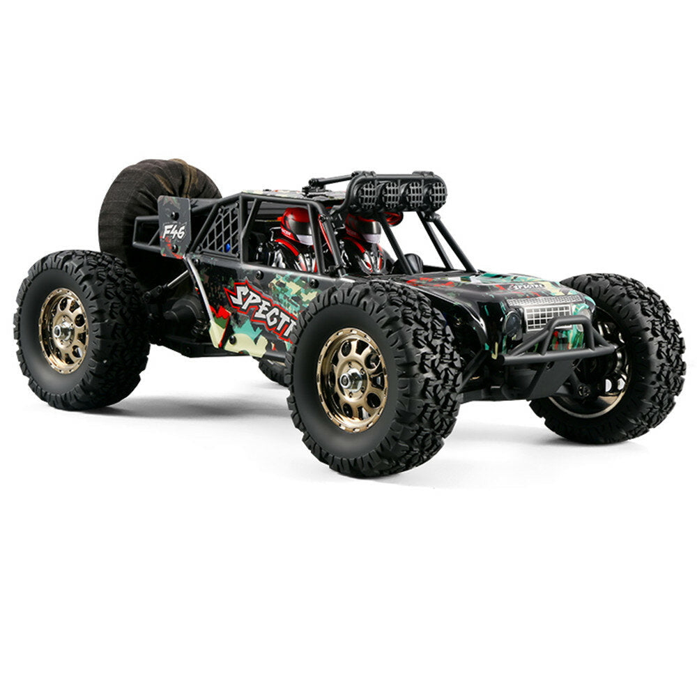 1,14 4WD 2.4G RC Car Off Road Desert Truck Brushed Vehicle Models Full Proportional Control Two Battery Image 3
