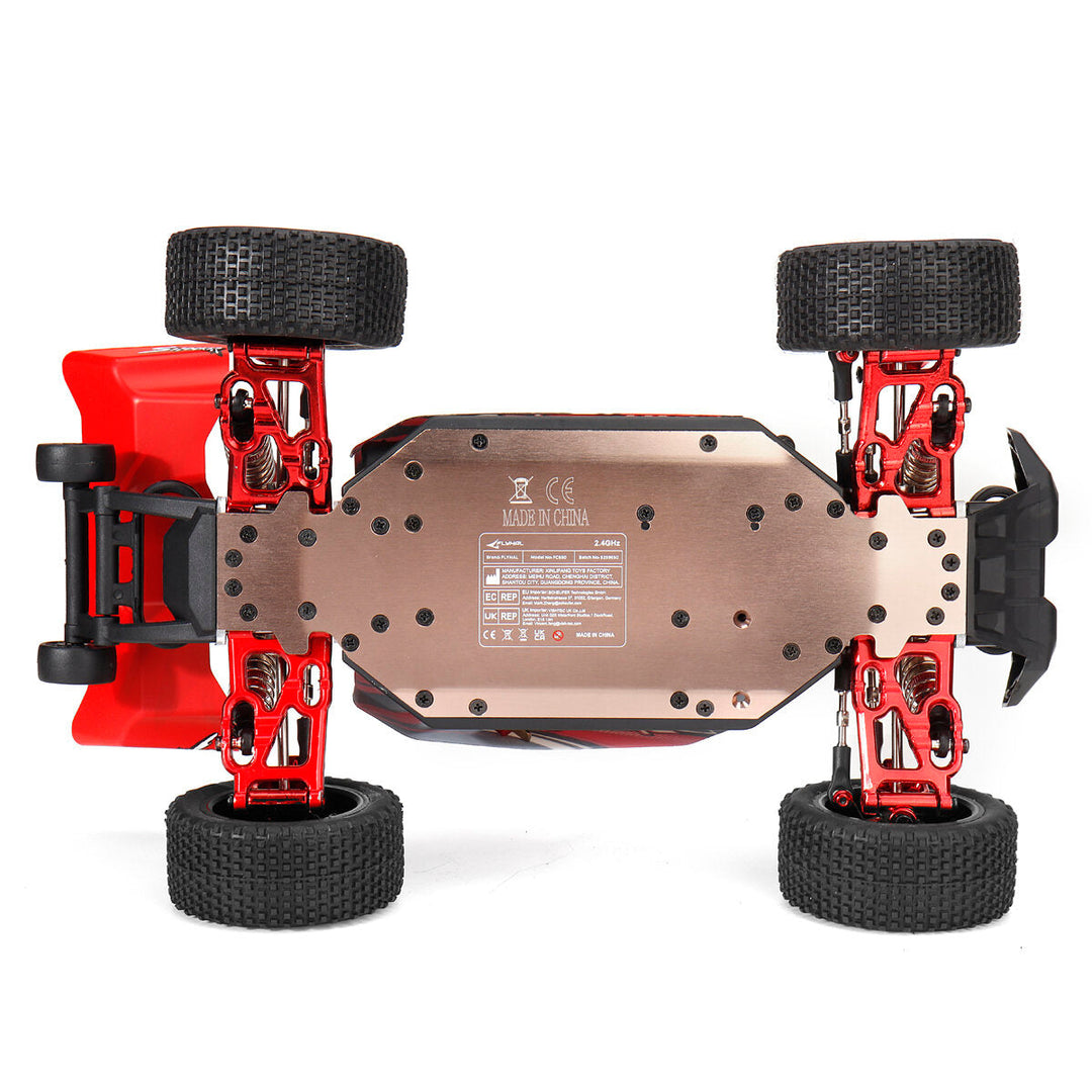 1,14 2.4G Brushless High Speed Alloy Racing RC Car Vehicle Models Two Battery Two Tires Image 4