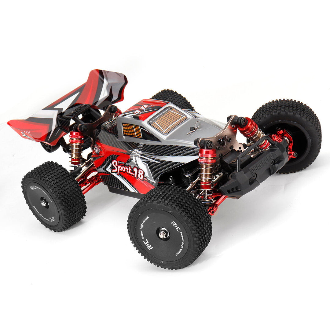 1,14 2.4G Brushless High Speed Alloy Racing RC Car Vehicle Models Two Battery Two Tires Image 6