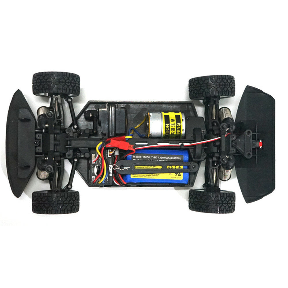 1,16 2.4G 4WD 30km,h RC Car LED Light Drift On-Road Proportional Control Vehicles Model Image 4
