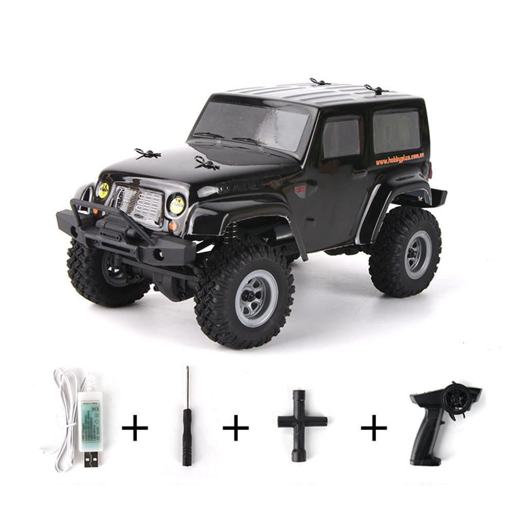 1,24 2.4G 4WD Mini Rc Car Proportional Control Waterproof Crawler Electric Vehicle RTR Model Image 4