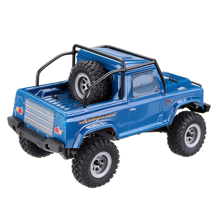 1,24 Mini RC Car Crawler with Two Batteries 4WD 2.4G Waterproof RC Vehicle Model RTR Image 1