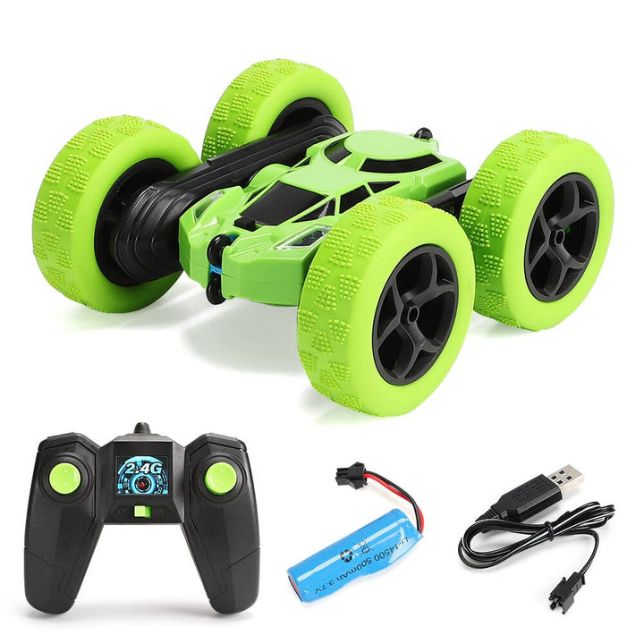 1,24 RC Stunt Car 2.4G 4CH Deformation Tracked Rock Crawler 360 Degree Flip RC Vehicle Toys Image 1