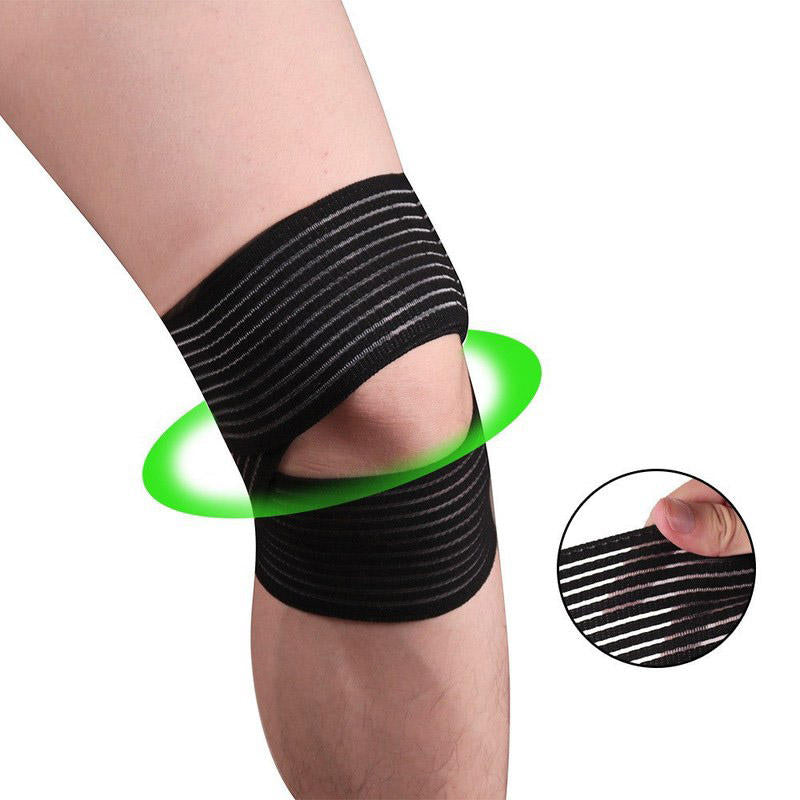 1 pc Knee Pad Polyester Knee Support Elastic Breathable Yoga Sports Fitness Knee Protector Image 3