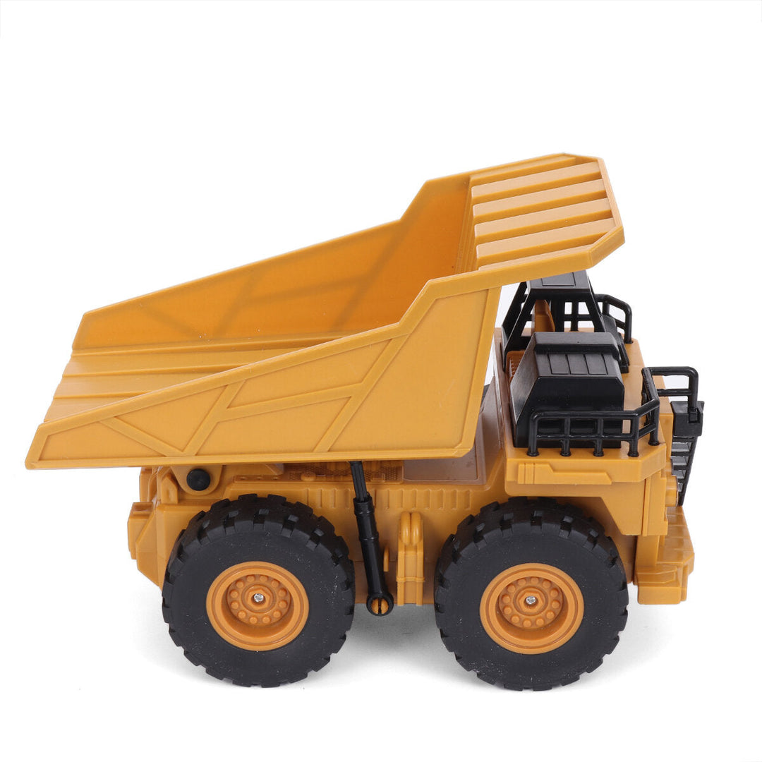 1,24 RC Dump Truck Car 2.4G Remote Control 6CH Engineering Vehicles Toy With Lights Image 4