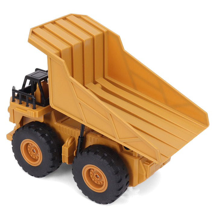 1,24 RC Dump Truck Car 2.4G Remote Control 6CH Engineering Vehicles Toy With Lights Image 4