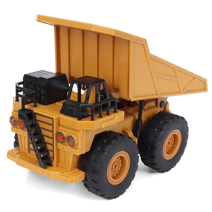 1,24 RC Dump Truck Car 2.4G Remote Control 6CH Engineering Vehicles Toy With Lights Image 6