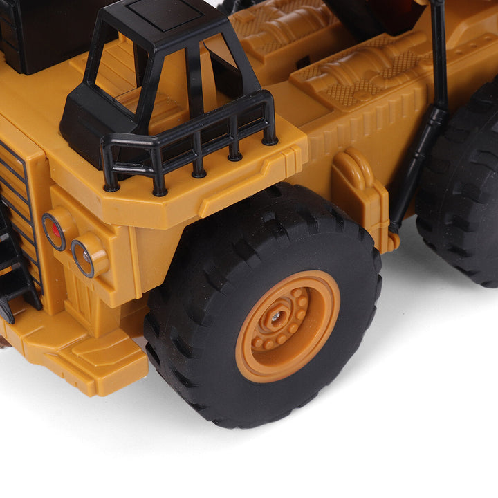 1,24 RC Dump Truck Car 2.4G Remote Control 6CH Engineering Vehicles Toy With Lights Image 7