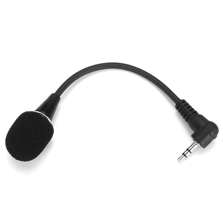 1 pc Mini 3.5mm External Microphone 10CM Live Online Class Laptop PC for Chat Singing Image 1