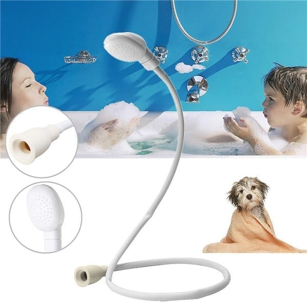 1.2m Dog Shower Head Spray Drains Strainer Pet Bath Hose Sink Washing Hair Pet Hairdresser Shower Image 10