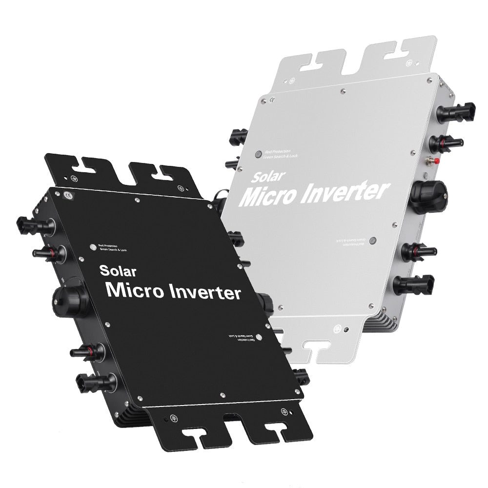 1200W/1400W/1600W/2000W Solar Grid Tie Inverter Input DC22V-48V to AC110V/220V WVC on grid Micro Power Inverter WIFI Image 1