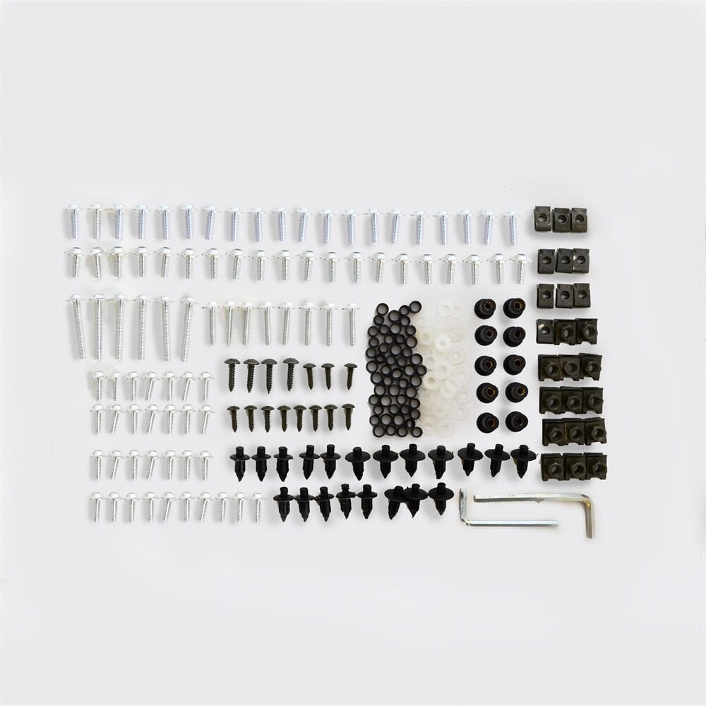 10pcs,223pcs Screws Set Motorcycle Fairing Windshield Body Modification Bolt Set Image 1