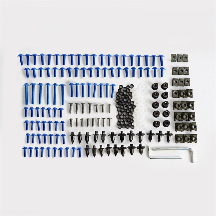 10pcs,223pcs Screws Set Motorcycle Fairing Windshield Body Modification Bolt Set Image 4