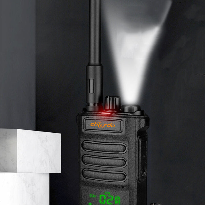 10W 2500mAh Professional Walkie Talkie LED Display Flashlight Lighting 400-480MHz Portable Civilian Outdoor Site Two Way Image 7