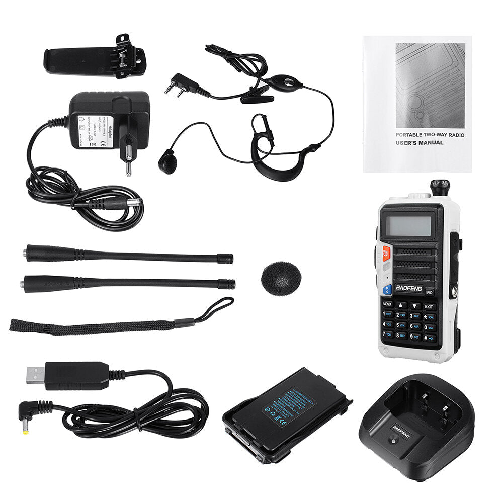 10W Powerful 10W CB Radio Transceiver VHF UHF 10W 10km Long Range up of uv-5r Portable Radio 2xAntenna Image 4