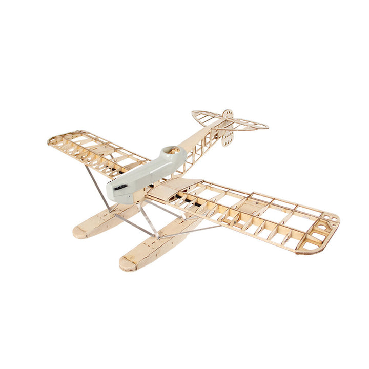 1020mm Wingspan Balsa Wood Seaplane RC Airplane KIT DTTT Image 1