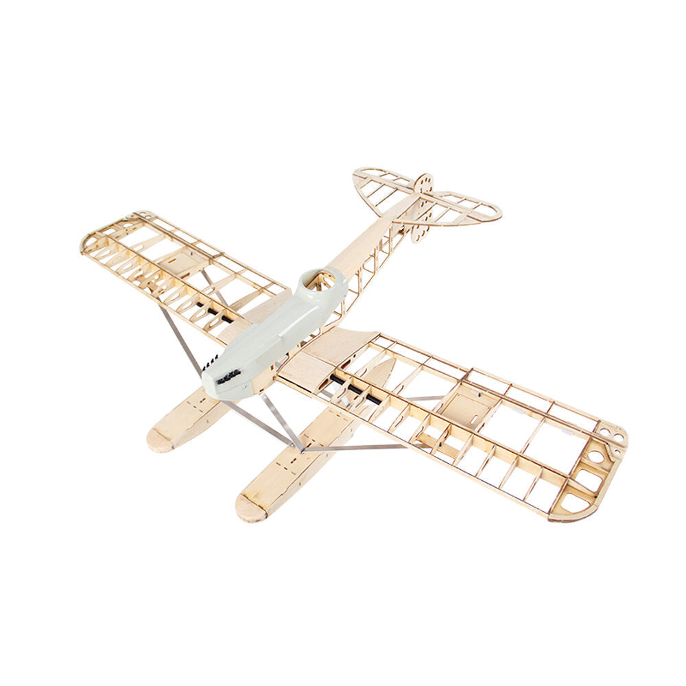 1020mm Wingspan Balsa Wood Seaplane RC Airplane KIT DTTT Image 2