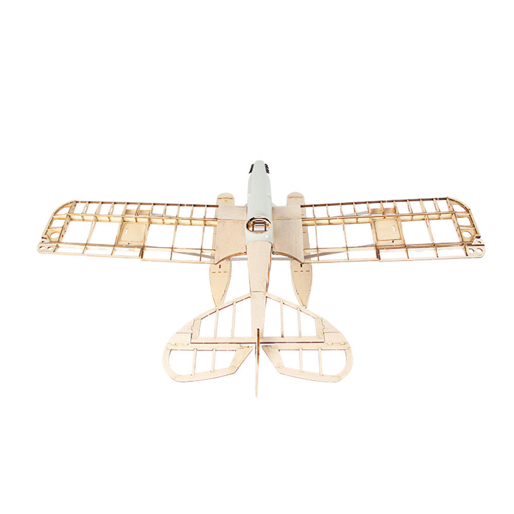 1020mm Wingspan Balsa Wood Seaplane RC Airplane KIT DTTT Image 6