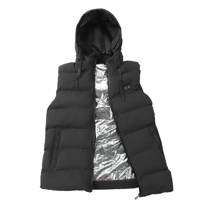 11 Heating Zones Vest Warm Winter Men Women Electric USB Jacket Heated Thermal Coat Image 7