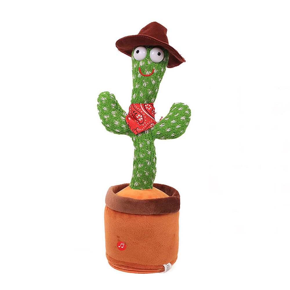 120 Songs Dancing And Twisting Cactus Dancing Cactus Toy Electron Plush Toy Recording Learning To Speak Twisting Toys Image 4