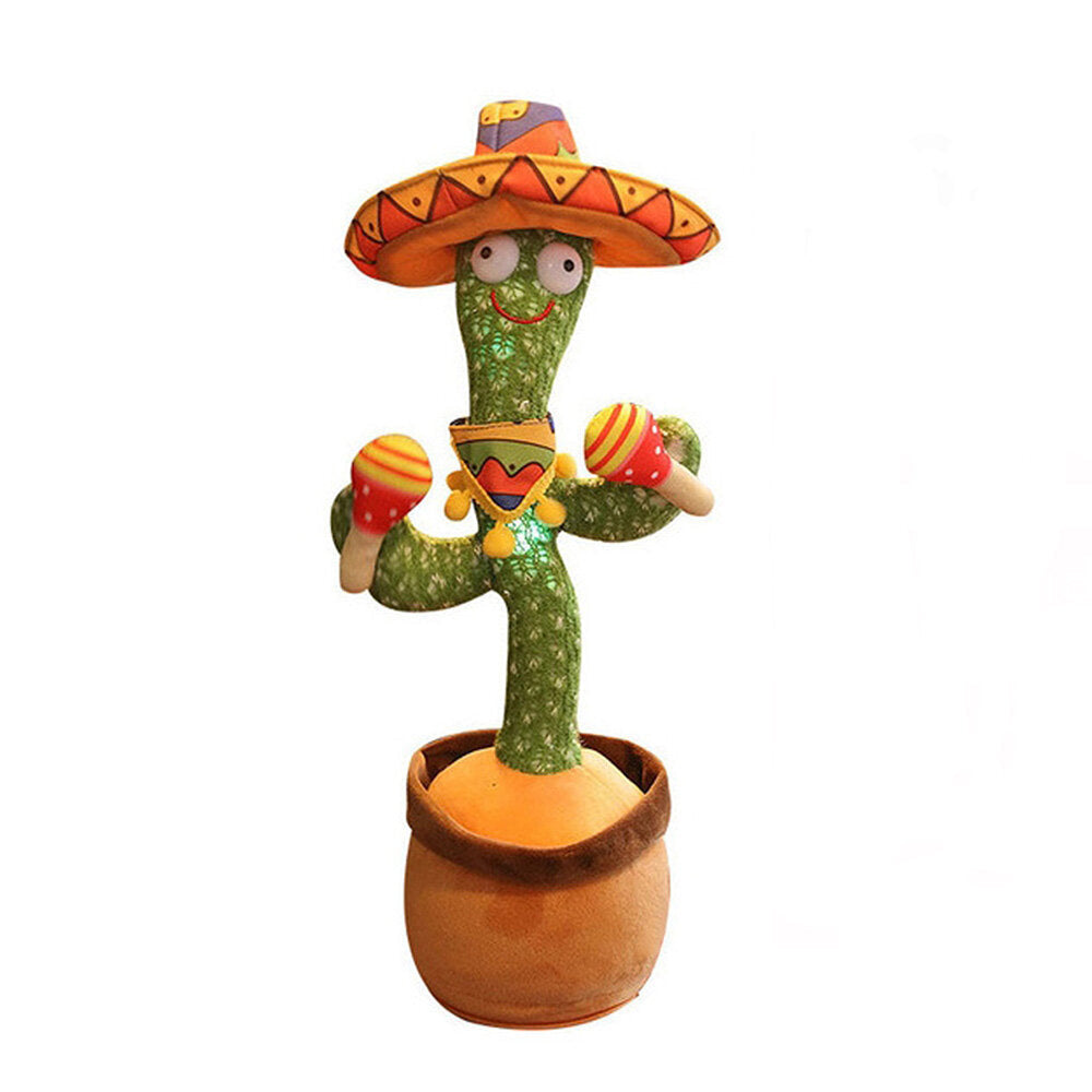 120 Songs Dancing And Twisting Cactus Dancing Cactus Toy Electron Plush Toy Recording Learning To Speak Twisting Toys Image 9