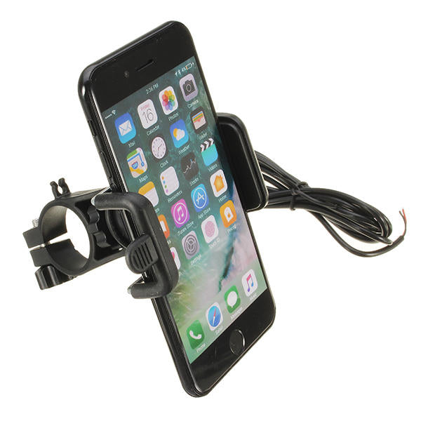 12-24V Phone GPS USB Holder Waterproof Universal For iPhone 6 iPhone 6s iPhone 7 iPhone 7 plus Image 2