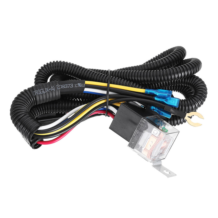 12,24V 100CM Horn Wiring Harness Relay Kit Double Speaker Harness For Car Truck Image 1