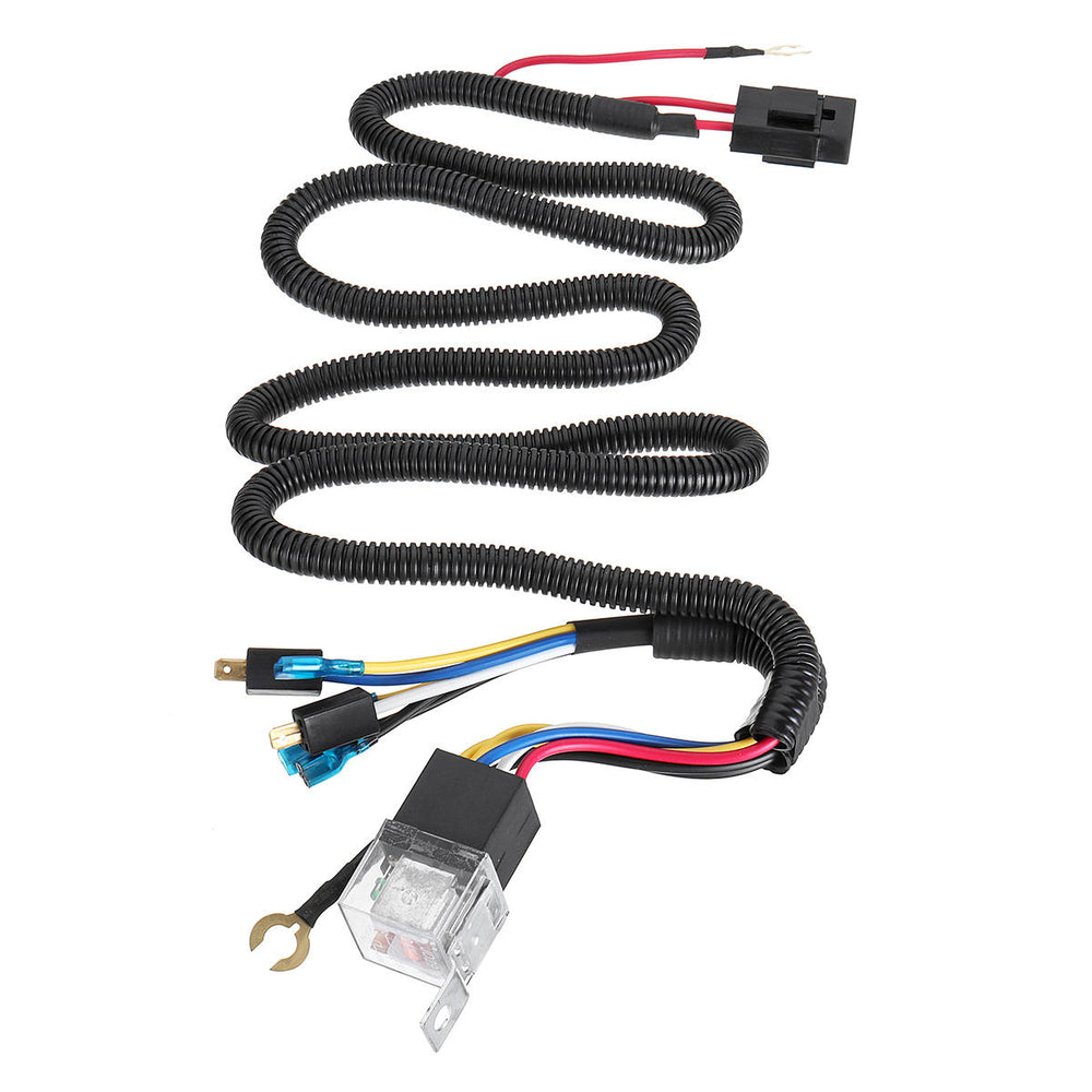 12,24V 100CM Horn Wiring Harness Relay Kit Double Speaker Harness For Car Truck Image 2